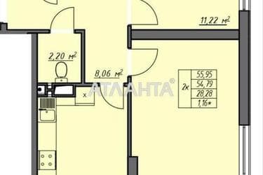 2-rooms apartment apartment by the address st. Vorobeva ak (area 57 m²) - Atlanta.ua - photo 22