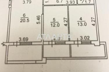 2-rooms apartment apartment by the address st. Sportivnaya (area 69 m²) - Atlanta.ua - photo 36