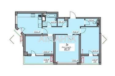 3-rooms apartment apartment by the address st. Kurortnyy per (area 82,5 m²) - Atlanta.ua - photo 13