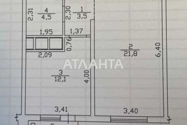 1-кімнатна квартира за адресою Люстдорфська дор. (площа 42,9 м²) - Atlanta.ua - фото 12