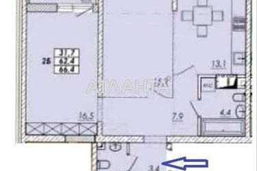 2-комнатная квартира по адресу ул. Прохоровская (площадь 66 м²) - Atlanta.ua - фото 40