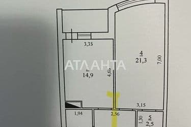 2-кімнатна квартира за адресою вул. Гагарінське плато (площа 60 м²) - Atlanta.ua - фото 26
