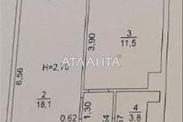 1-кімнатна квартира за адресою вул. Червона (площа 36 м²) - Atlanta.ua - фото 20