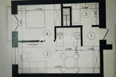 1-кімнатна квартира за адресою вул. Чехова (площа 38,6 м²) - Atlanta.ua - фото 46