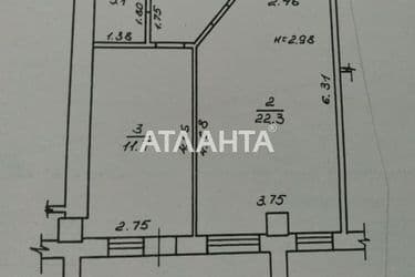 1-комнатная квартира по адресу ул. Пишоновская (площадь 53 м²) - Atlanta.ua - фото 15