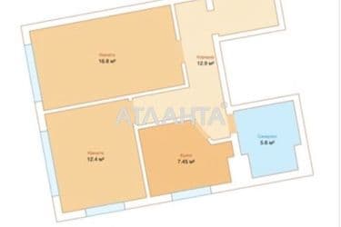 2-rooms apartment apartment by the address st. Marselskaya (area 54,7 m²) - Atlanta.ua - photo 17