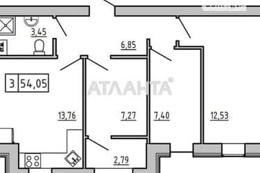 3-комнатная квартира по адресу ул. Спрейса (площадь 54 м²) - Atlanta.ua - фото 9