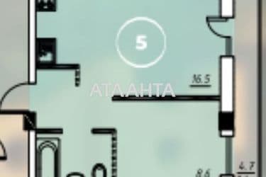 1-комнатная квартира по адресу ул. Инглези (площадь 34,1 м²) - Atlanta.ua - фото 16