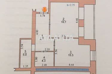 2-rooms apartment apartment by the address st. Mira pr Lenina (area 60 m²) - Atlanta.ua - photo 10