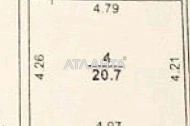 1-комнатная квартира по адресу Каретный пер. (площадь 33 м²) - Atlanta.ua - фото 24