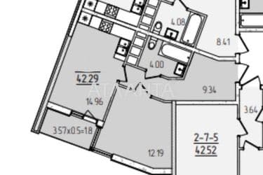 1-кімнатна квартира за адресою вул. Краснова (площа 42,3 м²) - Atlanta.ua - фото 10