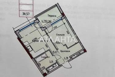 1-кімнатна квартира за адресою вул. Приморська (площа 38,6 м²) - Atlanta.ua - фото 18