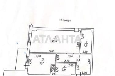 1-room apartment apartment by the address st. Zhabotinskogo Proletarskaya (area 46 m²) - Atlanta.ua - photo 27