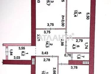 3-кімнатна квартира за адресою вул. Вільямса ак. (площа 100 м²) - Atlanta.ua - фото 10