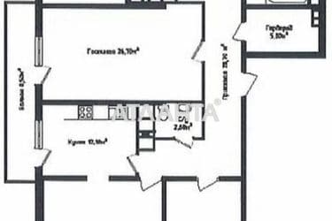 2-кімнатна квартира за адресою вул. Генуезька (площа 72 м²) - Atlanta.ua - фото 11