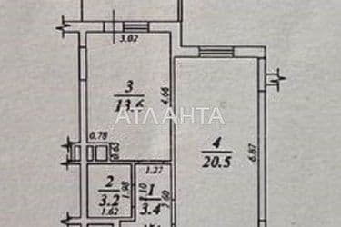 1-кімнатна квартира за адресою Фонтанська дор. (площа 41,8 м²) - Atlanta.ua - фото 22
