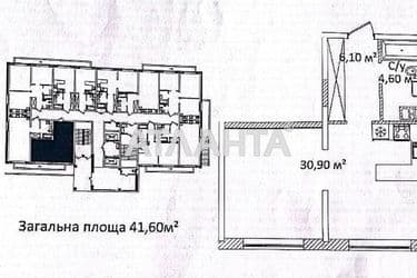 1-комнатная квартира по адресу ул. Литературная (площадь 42 м²) - Atlanta.ua - фото 9
