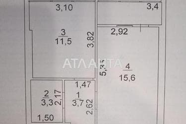 1-комнатная квартира по адресу ул. Спрейса (площадь 34 м²) - Atlanta.ua - фото 18