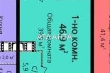 1-кімнатна квартира за адресою Гагаріна пр. (площа 46,4 м²) - Atlanta.ua - фото 34