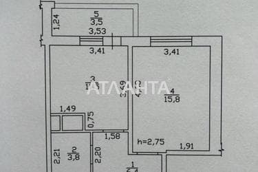 1-комнатная квартира по адресу ул. Варненская (площадь 41 м²) - Atlanta.ua - фото 12