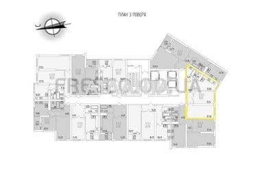 2-комнатная квартира по адресу ул. Краснова (площадь 59,2 м²) - Atlanta.ua - фото 7