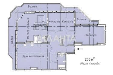 4+-rooms apartment apartment by the address st. Genuezskaya (area 206 m²) - Atlanta.ua - photo 13