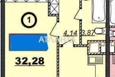 1-комнатная квартира по адресу ул. Болгарская (площадь 33 м²) - Atlanta.ua - фото 20