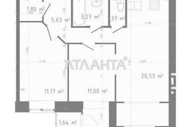 2-комнатная квартира по адресу ул. Сахарова (площадь 61 м²) - Atlanta.ua - фото 54