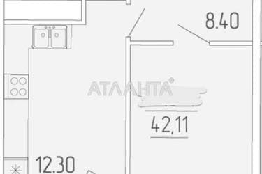 1-комнатная квартира по адресу ул. Краснова (площадь 42 м²) - Atlanta.ua - фото 9