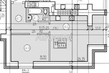 1-кімнатна квартира за адресою вул. Плієва (площа 47,5 м²) - Atlanta.ua - фото 8