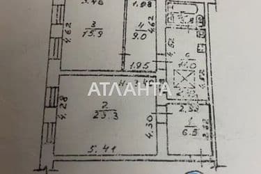 2-rooms apartment apartment by the address st. Kolontaevskaya Dzerzhinskogo (area 76 m²) - Atlanta.ua - photo 34