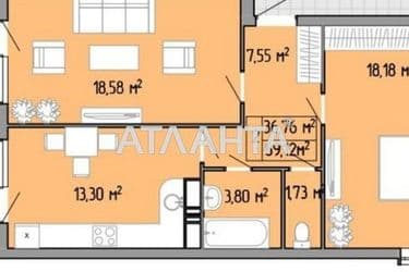 2-кімнатна квартира за адресою вул. Пішонівська (площа 70 м²) - Atlanta.ua - фото 14
