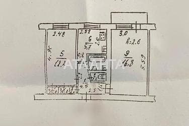 2-кімнатна квартира за адресою вул. Ісхака Рабіна (площа 44,7 м²) - Atlanta.ua - фото 35
