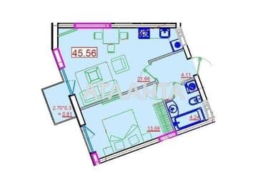 1-room apartment apartment by the address st. Primorskaya Suvorova (area 46 m²) - Atlanta.ua - photo 11