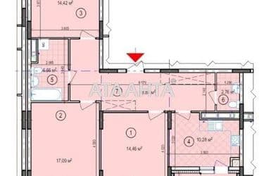 3-rooms apartment apartment by the address st. Priozernyy bulvar (area 90 m²) - Atlanta.ua - photo 41