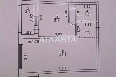 1-комнатная квартира по адресу ул. Варненская (площадь 50 м²) - Atlanta.ua - фото 32