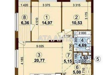 2-rooms apartment apartment by the address st. Ivana Vygovskogo (area 70,4 m²) - Atlanta.ua - photo 23