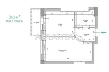 1-кімнатна квартира за адресою Люстдорфська дор. (площа 36,6 м²) - Atlanta.ua - фото 9