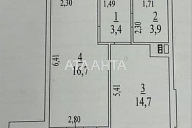 1-комнатная квартира по адресу ул. Новаторов (площадь 42 м²) - Atlanta.ua - фото 26