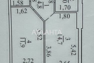 1-кімнатна квартира за адресою вул. Вільямса ак. (площа 38 м²) - Atlanta.ua - фото 31
