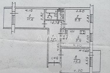 3-комнатная квартира по адресу ул. Заболотного ак. (площадь 62 м²) - Atlanta.ua - фото 24