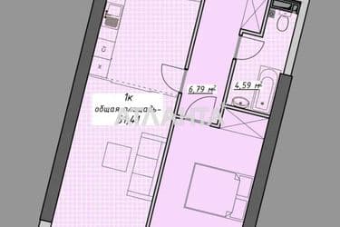1-кімнатна квартира за адресою Курортний пров. (площа 52 м²) - Atlanta.ua - фото 12