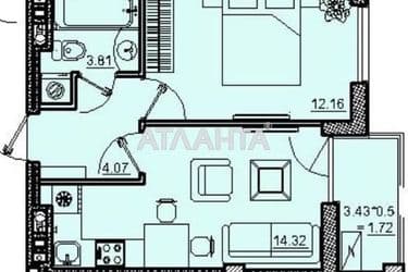 1-кімнатна квартира за адресою вул. Неделіна (площа 35,4 м²) - Atlanta.ua - фото 21