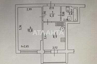 1-room apartment apartment by the address st. Vorobeva ak (area 36 m²) - Atlanta.ua - photo 10