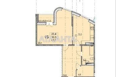 2-кімнатна квартира за адресою вул. Гагарінське плато (площа 62 м²) - Atlanta.ua - фото 11