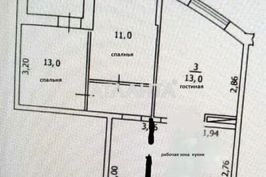 2-кімнатна квартира за адресою вул. Гагарінське плато (площа 62 м²) - Atlanta.ua - фото 12