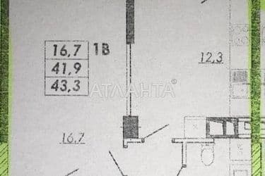 1-room apartment apartment by the address st. Ovidiopolskaya dor (area 43,3 m²) - Atlanta.ua - photo 9
