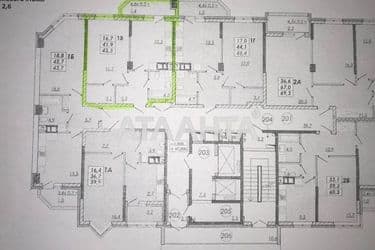 1-room apartment apartment by the address st. Ovidiopolskaya dor (area 43,3 m²) - Atlanta.ua - photo 12