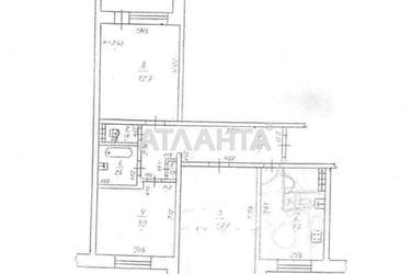 3-комнатная квартира по адресу Банный пер. (площадь 64,1 м²) - Atlanta.ua - фото 26