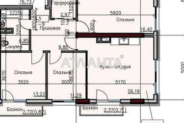 3-кімнатна квартира за адресою вул. Донського Дмитра (площа 87 м²) - Atlanta.ua - фото 8